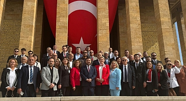CHP Edirne Örgütü Ankara’da Anıtkabir’i Ziyaret Etti