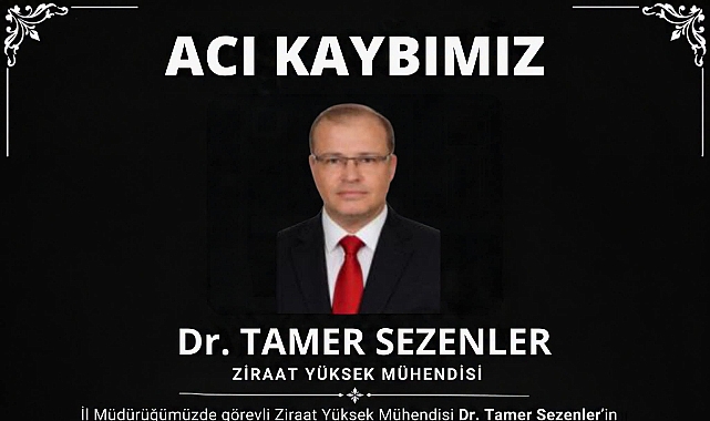 Dr. Tamer Sezenler Hayatını Kaybetti