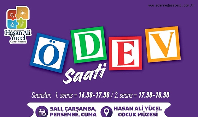 Edirne Belediyesi’nden Öğrencilere Ödev Saati Desteği