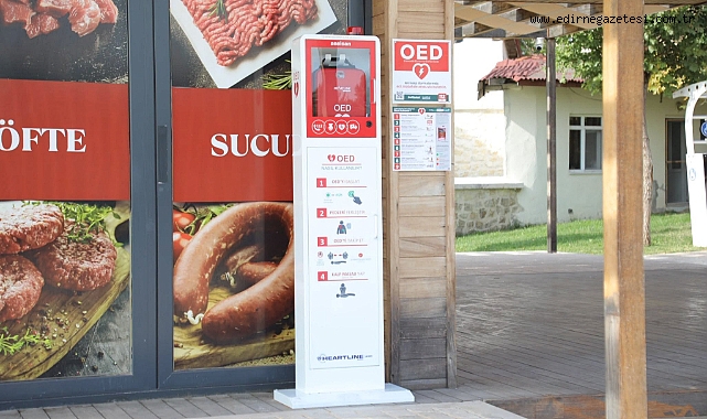 EDİRNE’DE 5 NOKTAYA OED CİHAZI YERLEŞTİRİLDİ