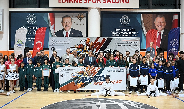 Edirne’de Sporcu Sayısı 15 Bin 600’e Ulaştı