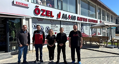 EDİRNE’NİN İLK HAYVAN HASTANESİNE ZİYARET