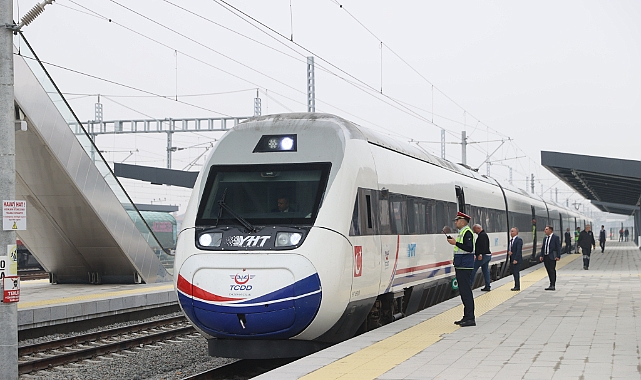 Edirnede İlk Hızlı Tren Seferi