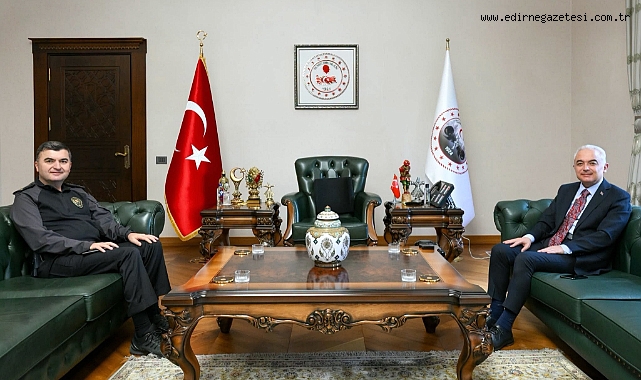 EMNİYET MÜDÜRÜ AYHAN’DAN VALİ TURAN’A ZİYARET