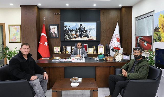 GENÇ ÜRETİCİLERDEN TARIM MÜDÜRLÜĞÜNE ZİYARET