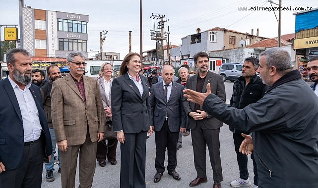 İBA KEŞAN’DA VATANDAŞLARLA BULUŞTU,