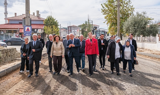 İBA, MERİÇ’TE ASFALT ÇALIŞMALARINI YERİNDE İNCELEDİ