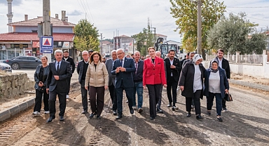 İBA, MERİÇ’TE ASFALT ÇALIŞMALARINI YERİNDE İNCELEDİ