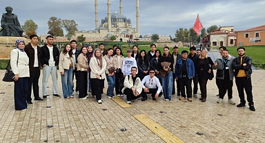 Kırklareli Üniversitesi öğrencileri Edirne'yi gezdi