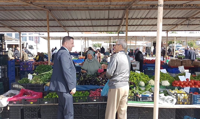 LALAPAŞA’DA PAZAR ZİYARETİ