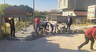 LALAPAŞA’DA YOL ÇALIŞMALARI TAMAMLANDI