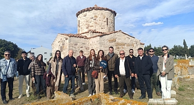 Mimarlar Enez'in tarihi yerlerini gezdi