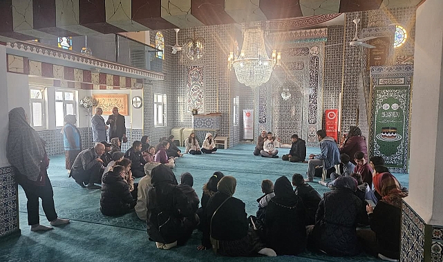 ÖZEL ÖĞRENCİLER CAMİDE BULUŞTU