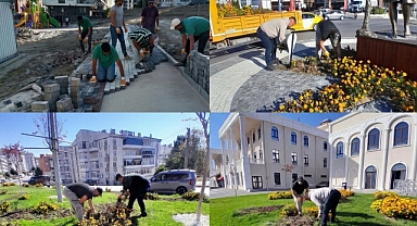 Park ve Yeşil Alanlarda Çalışmalar Sürüyor