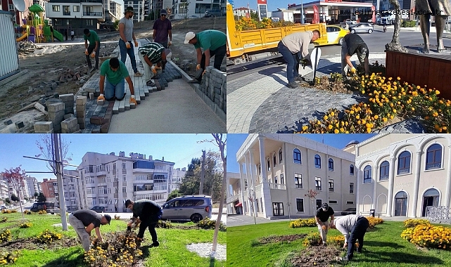 Park ve Yeşil Alanlarda Çalışmalar Sürüyor