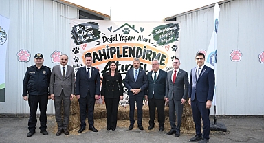 Sezer, Sahipsiz Hayvan Doğal Yaşam Alanı'nı inceledi