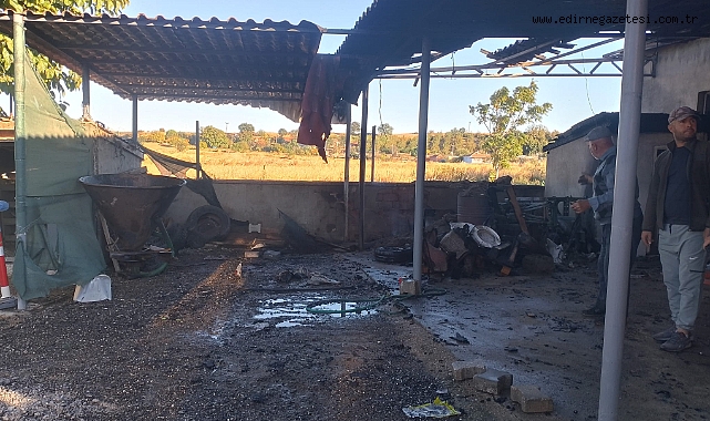Subaşı Beldesi’nde ev yangını
