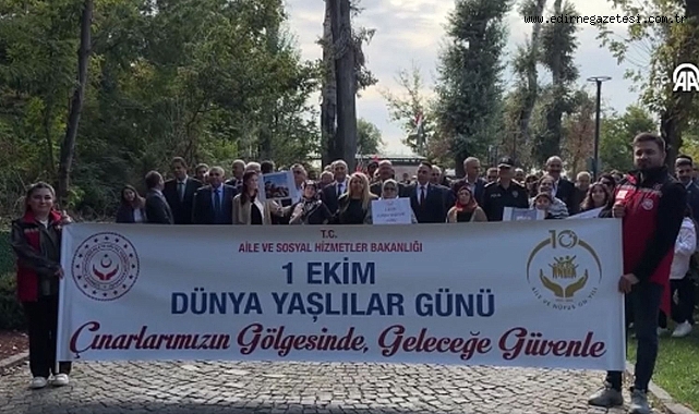 Trakya’da Yaşlılara Vefa Yürüyüşü