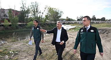 VALİ SEZER TUNCA NEHRİ ÇEVRESİNDE İNCELEMELERDE BULUNDU