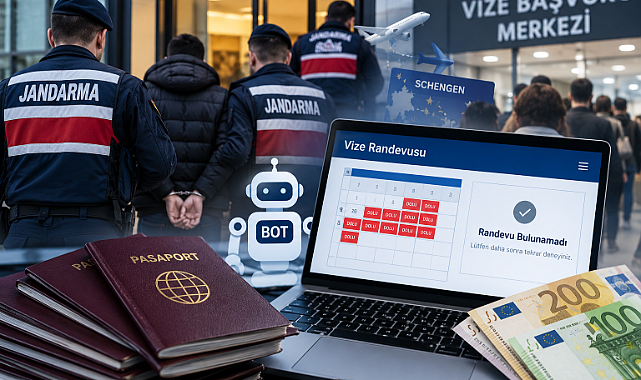Vize şirketlerine 'bot' operasyonu
