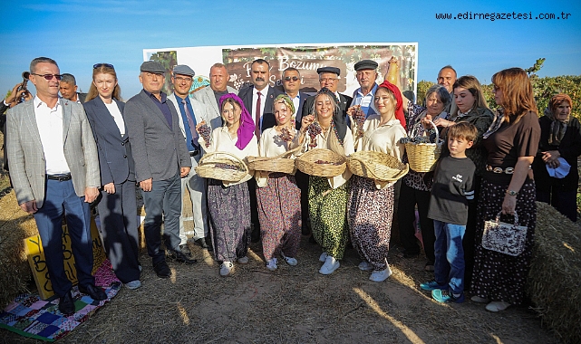 YENİKÖY’DE BAĞBOZUMU ŞENLİĞİ COŞKUSU