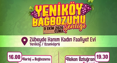 Yeniköy’de Bağbozumu Şenliği Heyecanı