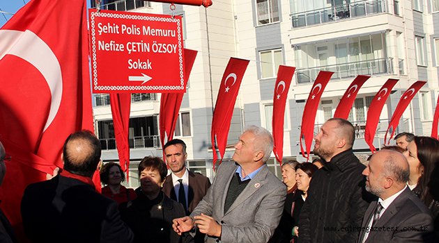 Şehidin ismi sokakta yaşayacak