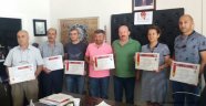 Sertifikalarına kavuştular