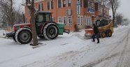 Belediyenin kar ile sınavı