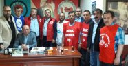 DİSK’ten Şişecam işçilerine destek