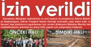 İzin verildi