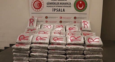 İpsala Sınır Kapısı'nda 603 kilo 464 gram skunk ele geçirildi